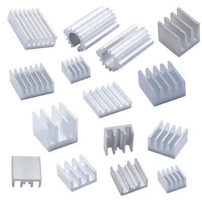 kaufen Mini-anodisierte Aluminium-Wärmewaschbecken Breite 9 mm-14 mm Wassergekühlte Aluminium-Wärmewaschbecken online manufacture