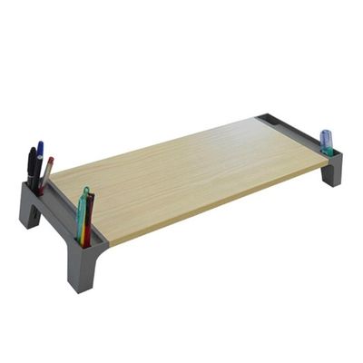 kaufen Edelstahl-Metall-Stampen Schlanker Monitor-Stand mit Riser Design Kabel-Organisator Moderner Stil online manufacture