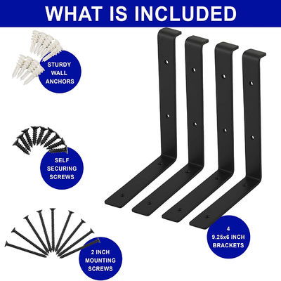 kaufen OEM Custom Stamping Services Heavy Duty 12 Zoll Regalhalter für DIY Schwimmblatt, 1/5 Zoll dickes Heavy Duty Halter online manufacture