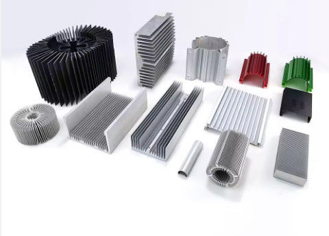 Anodisierte Runde Extrudierte Aluminium-Heizspülung Quadrat Quantenplatte Heizspülung