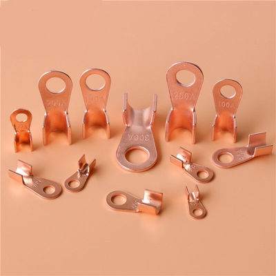 Wire Terminal Tin Plated PCB CNC Fertigung Kupfer Messing Blech Metall Stamping Elektrische Teile Metall Terminal Fabrik